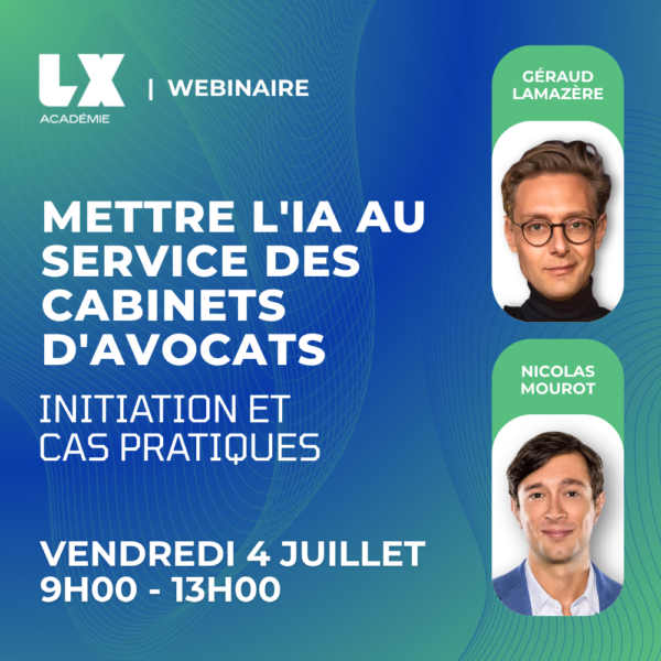 L'IA au service des Cabinets d'Avocats : Initiation et Cas pratiques
