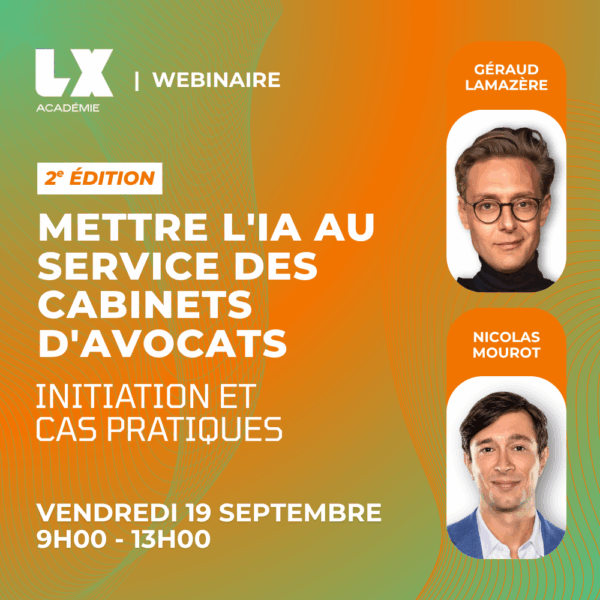L'IA au service des Cabinets d'Avocats : Initiation et Cas pratiques