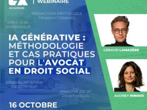 IA Générative : Méthodologie et Cas pratiques pour l'Avocat en Droit social