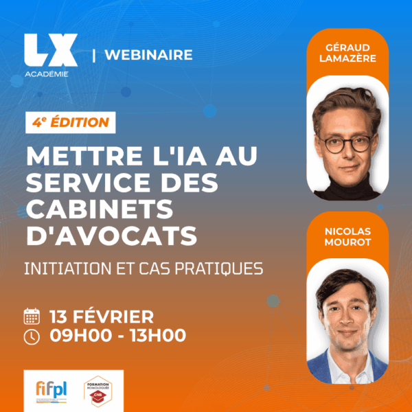 L'IA au service des Cabinets d'Avocats : Initiation et Cas pratiques